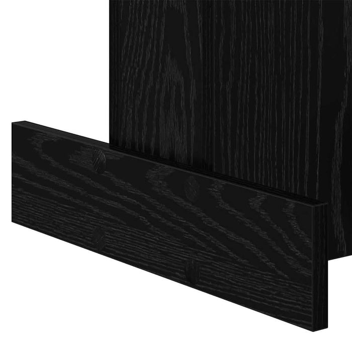Masă laterală Stejar Negru 44,5 x 45 x 55 cm Lemn compozit - WALTI WALTI