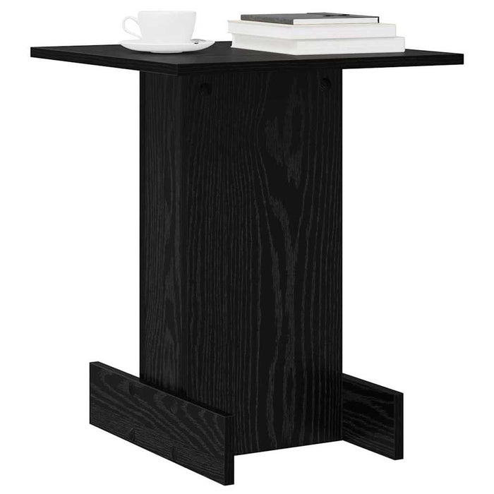 Masă laterală Stejar Negru 44,5 x 45 x 55 cm Lemn compozit - WALTI WALTI