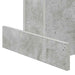 Masă laterală Gri din beton 44,5 x 45 x 55 cm Lemn compozit - WALTI WALTI