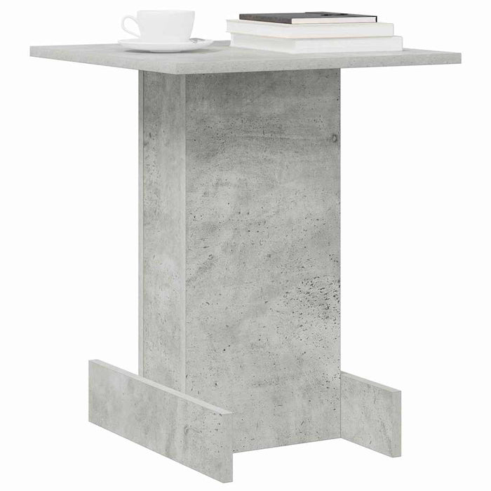 Masă laterală Gri din beton 44,5 x 45 x 55 cm Lemn compozit - WALTI WALTI
