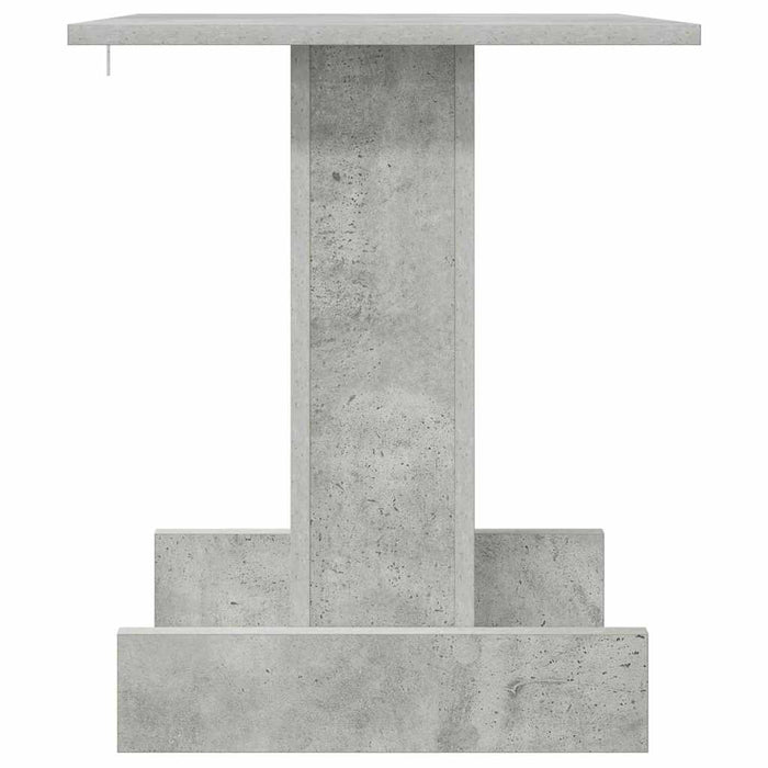 Masă laterală Gri din beton 44,5 x 45 x 55 cm Lemn compozit - WALTI WALTI