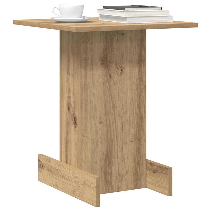 Masă laterală Stejar Artizanal 44,5 x 45 x 55 cm Lemn compozit - WALTI WALTI
