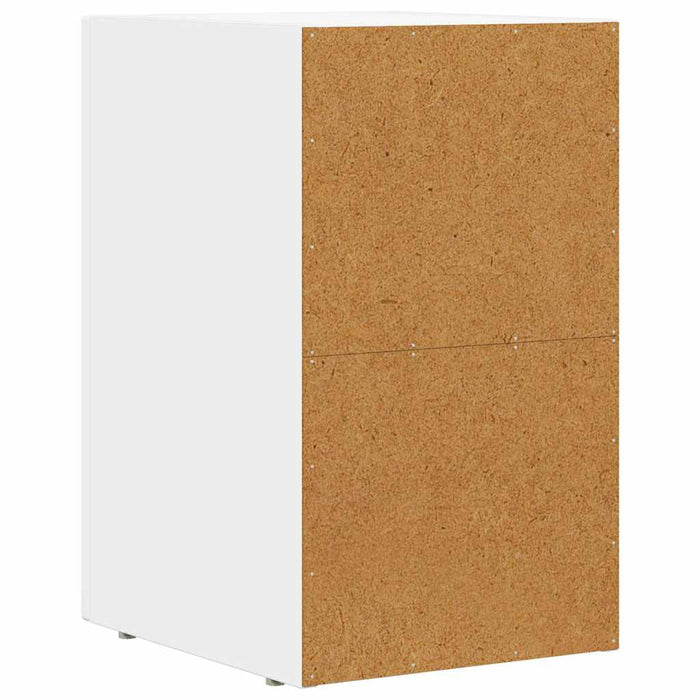 Noptieră Alb 29.5 x 35 x 50 cm Lemn compozit - WALTI WALTI