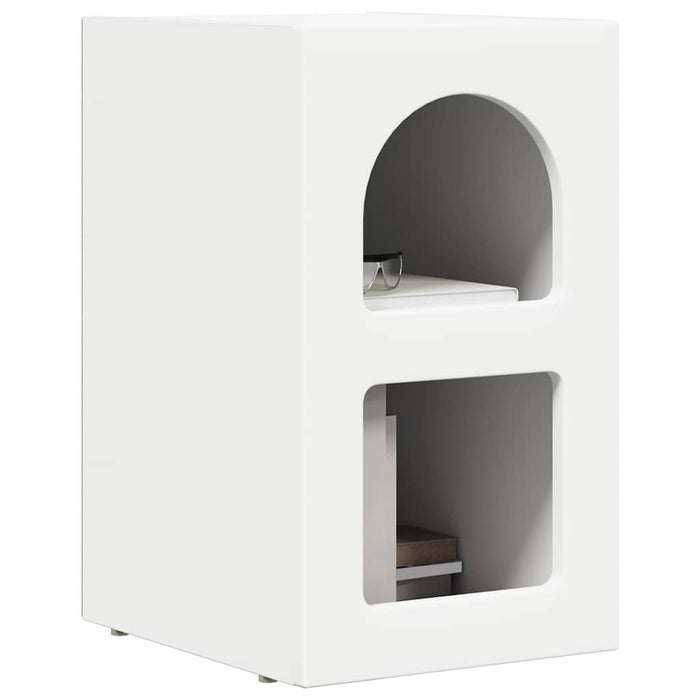 Noptieră 2 pcs Alb 29.5 x 35 x 50 cm Lemn compozit - WALTI WALTI
