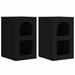 Noptieră 2 pcs Negru 29.5 x 35 x 50 cm Lemn compozit - WALTI WALTI