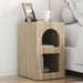 Noptieră 2 pcs Stejar Sonoma 29.5 x 35 x 50 cm Lemn compozit - WALTI WALTI