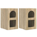 Noptieră 2 pcs Stejar Sonoma 29.5 x 35 x 50 cm Lemn compozit - WALTI WALTI