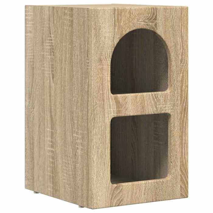 Noptieră 2 pcs Stejar Sonoma 29.5 x 35 x 50 cm Lemn compozit - WALTI WALTI
