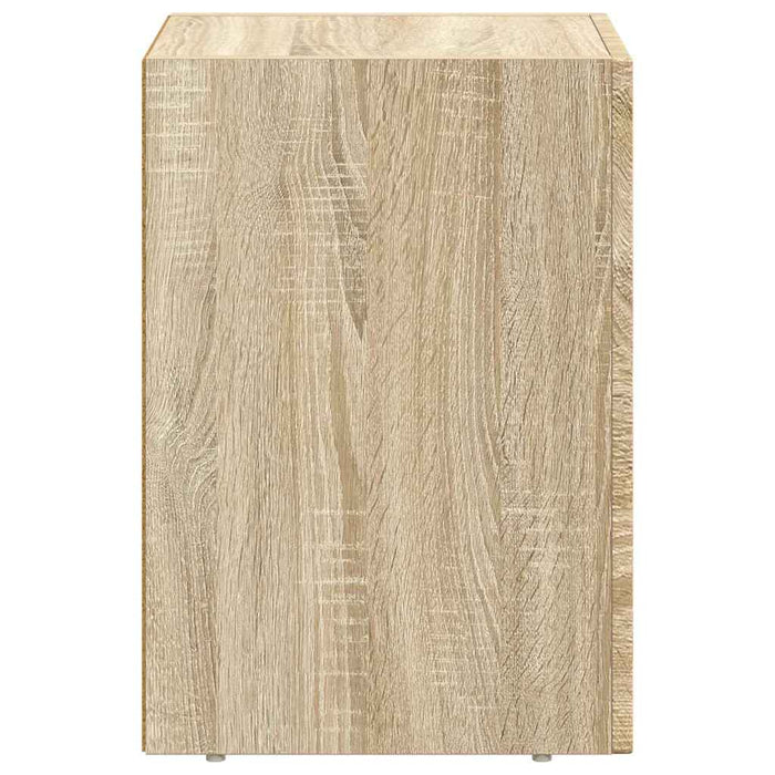 Noptieră 2 pcs Stejar Sonoma 29.5 x 35 x 50 cm Lemn compozit - WALTI WALTI