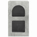Noptieră Gri din beton 29.5 x 35 x 50 cm Lemn compozit - WALTI WALTI