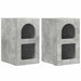 Noptieră 2 pcs Gri din beton 29.5 x 35 x 50 cm Lemn compozit - WALTI WALTI