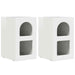 Noptieră 2 pcs Alb lucios 29.5 x 35 x 50 cm Lemn compozit - WALTI WALTI