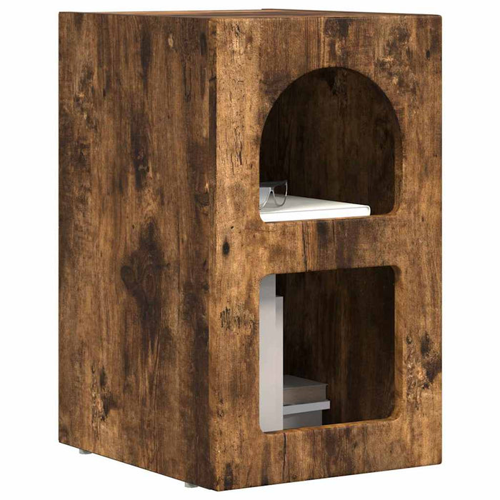 Noptieră Stejar fumuriu 29.5 x 35 x 50 cm Lemn compozit - WALTI WALTI