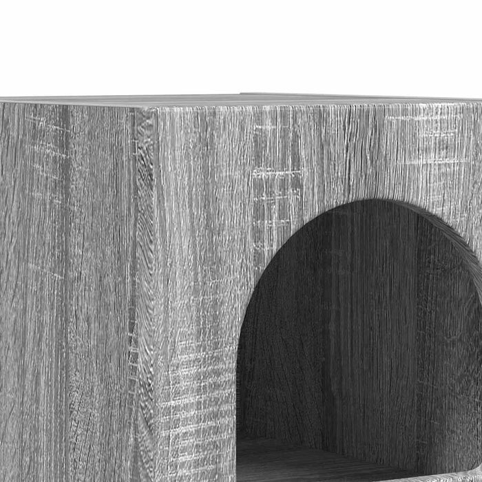 Noptieră Gri Sonoma 29,5 x 33,5 x 50 cm Lemn compozit - WALTI WALTI