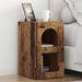 Noptieră 2 pcs Lemn vechi 29.5 x 35 x 50 cm Lemn compozit - WALTI WALTI