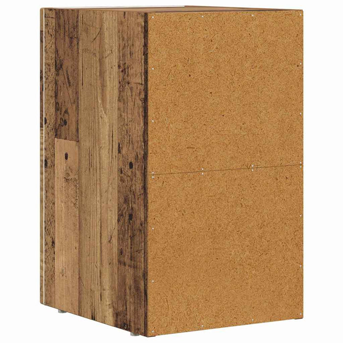 Noptieră 2 pcs Lemn vechi 29.5 x 35 x 50 cm Lemn compozit - WALTI WALTI