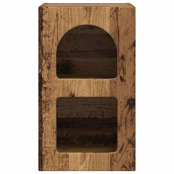 Noptieră 2 pcs Lemn vechi 29.5 x 35 x 50 cm Lemn compozit - WALTI WALTI