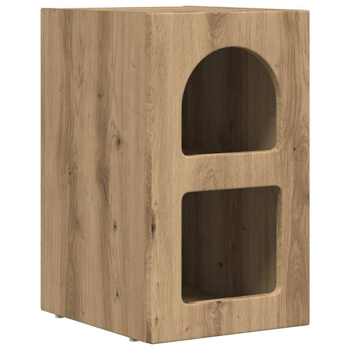 Noptieră Stejar Artizanal 29.5 x 35 x 50 cm Lemn compozit - WALTI WALTI