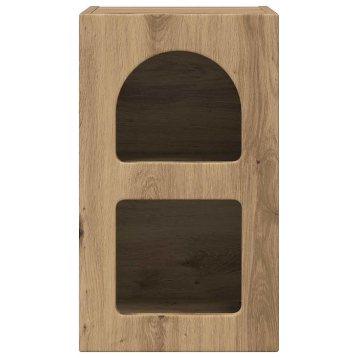 Noptieră 2 pcs Stejar Artizanal 29.5 x 35 x 50 cm Lemn compozit - WALTI WALTI