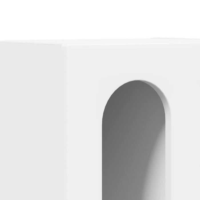 Noptieră 2 pcs Alb 40 x 35 x 50 cm Lemn compozit - WALTI WALTI