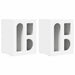 Noptieră 2 pcs Alb 40 x 35 x 50 cm Lemn compozit - WALTI WALTI