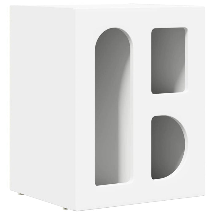 Noptieră 2 pcs Alb 40 x 35 x 50 cm Lemn compozit - WALTI WALTI