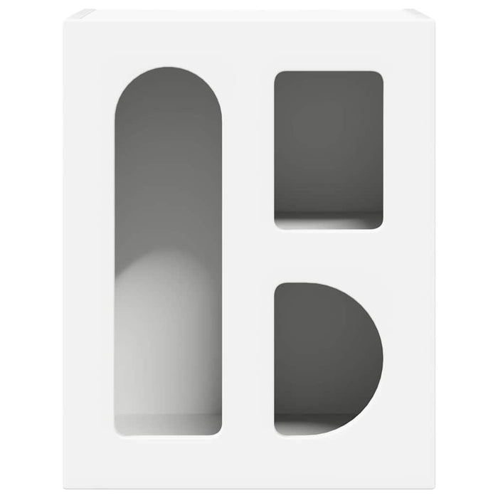 Noptieră 2 pcs Alb 40 x 35 x 50 cm Lemn compozit - WALTI WALTI