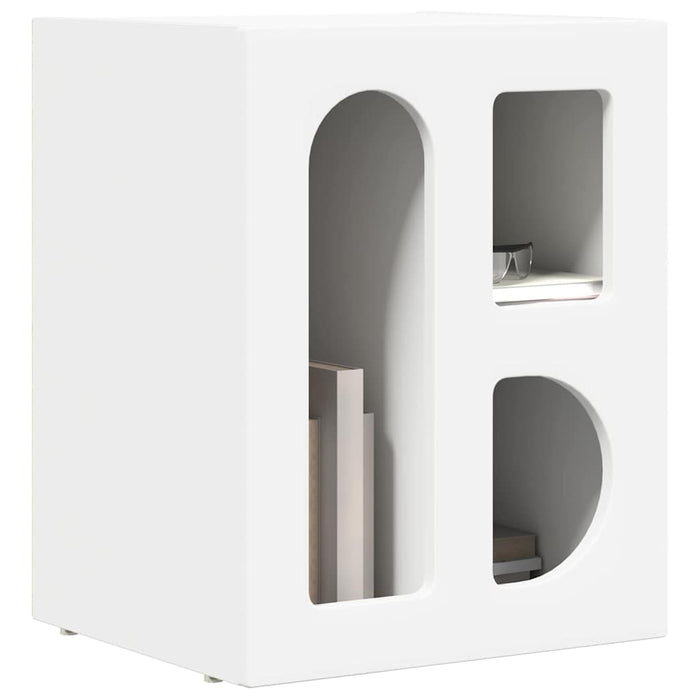 Noptieră 2 pcs Alb 40 x 35 x 50 cm Lemn compozit - WALTI WALTI