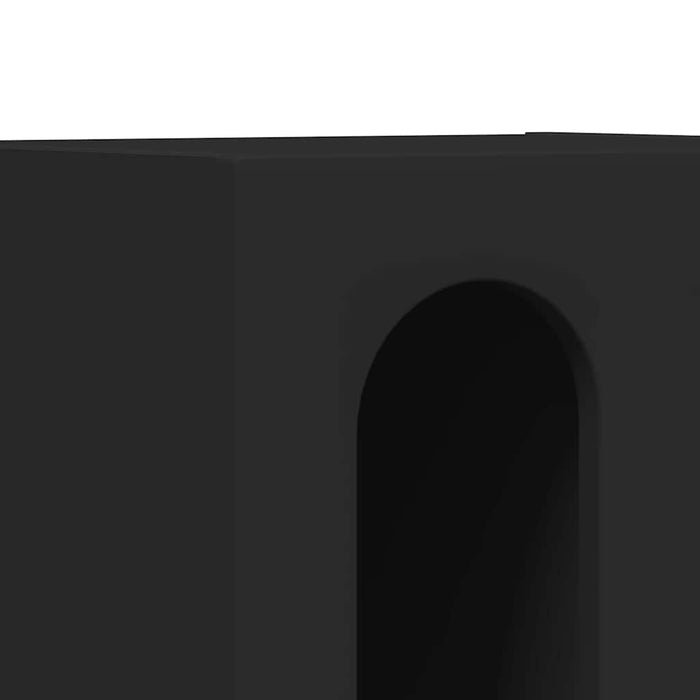 Noptieră 2 pcs Negru 40 x 35 x 50 cm Lemn compozit - WALTI WALTI