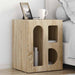 Noptieră 2 pcs Stejar Sonoma 40 x 35 x 50 cm Lemn compozit - WALTI WALTI