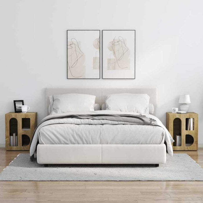 Noptieră 2 pcs Stejar Sonoma 40 x 35 x 50 cm Lemn compozit - WALTI WALTI