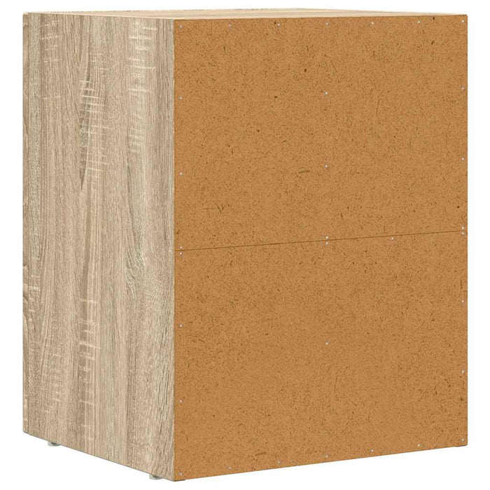 Noptieră 2 pcs Stejar Sonoma 40 x 35 x 50 cm Lemn compozit - WALTI WALTI