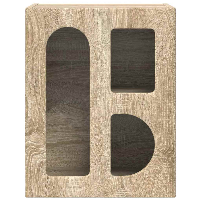 Noptieră 2 pcs Stejar Sonoma 40 x 35 x 50 cm Lemn compozit - WALTI WALTI