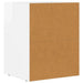 Noptieră 2 pcs Alb lucios 40 x 35 x 50 cm Lemn compozit - WALTI WALTI