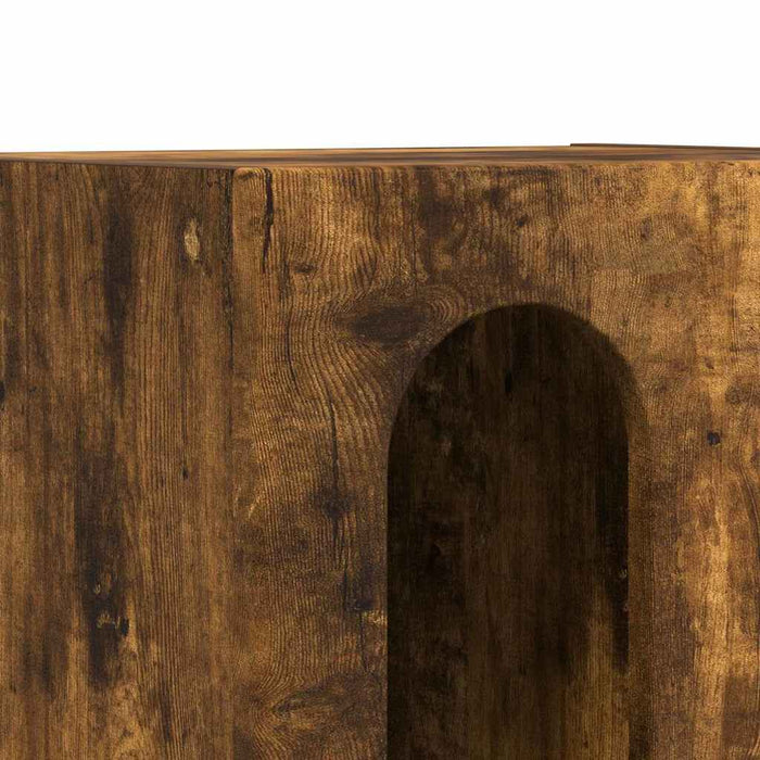 Noptieră Stejar fumuriu 40 x 35 x 50 cm Lemn compozit - WALTI WALTI