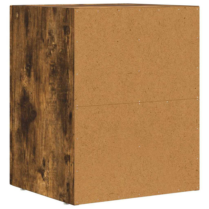 Noptieră Stejar fumuriu 40 x 35 x 50 cm Lemn compozit - WALTI WALTI