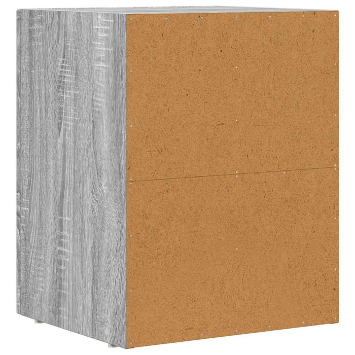 Noptieră Gri Sonoma 40 x 35 x 50 cm Lemn compozit - WALTI WALTI