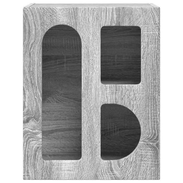 Noptieră Gri Sonoma 40 x 35 x 50 cm Lemn compozit - WALTI WALTI