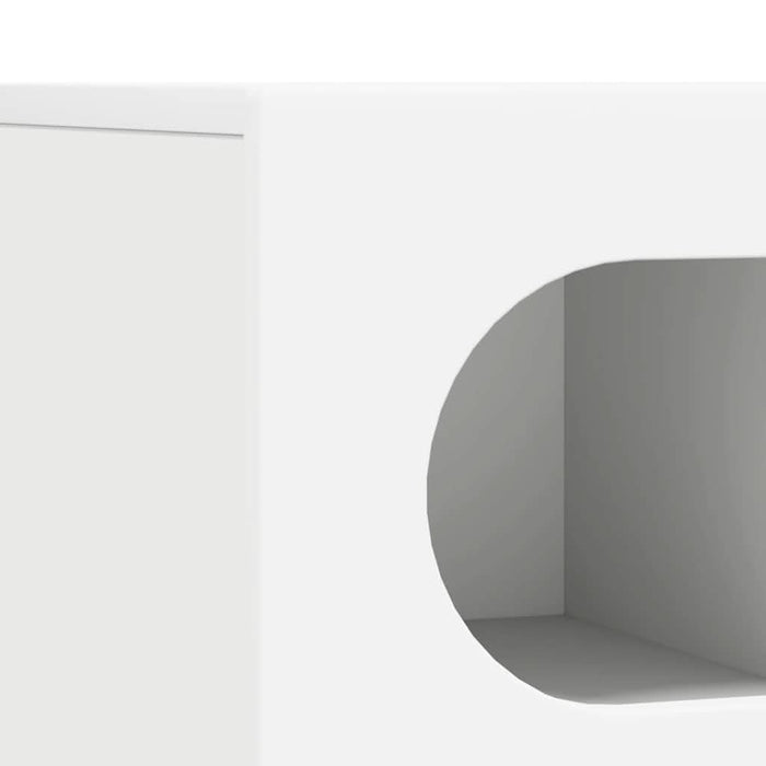 Cabinet TV Alb 100 x 35 x 40 cm Lemn compozit - WALTI WALTI