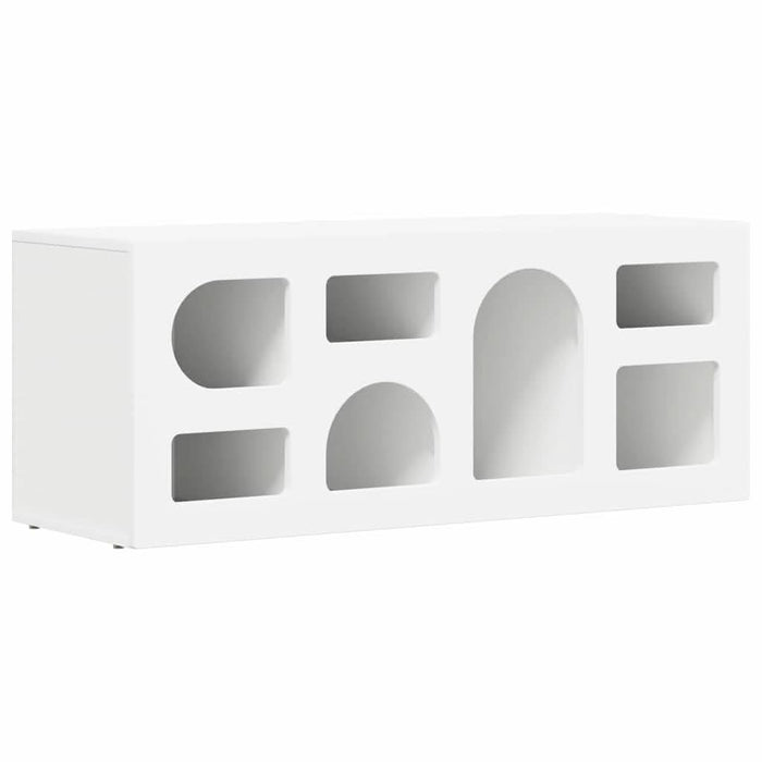 Cabinet TV Alb 100 x 35 x 40 cm Lemn compozit - WALTI WALTI