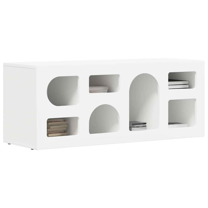 Cabinet TV Alb 100 x 35 x 40 cm Lemn compozit - WALTI WALTI