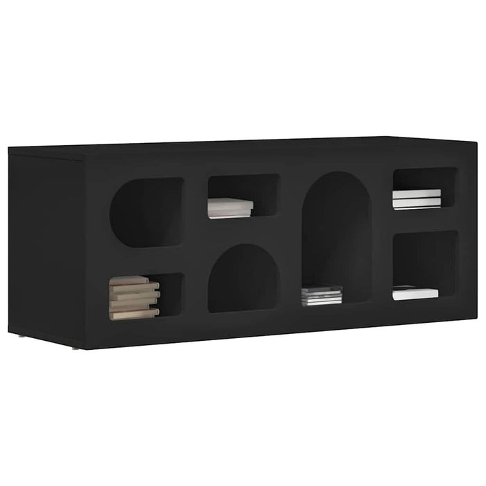 Cabinet TV Negru 100 x 35 x 40 cm Lemn compozit - WALTI WALTI