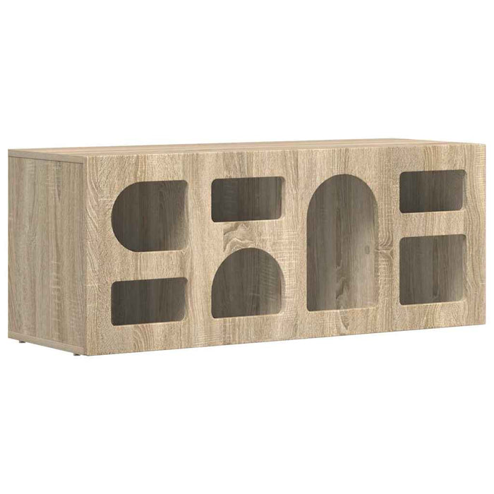 Cabinet TV Stejar Sonoma 100 x 35 x 40 cm Lemn compozit - WALTI WALTI