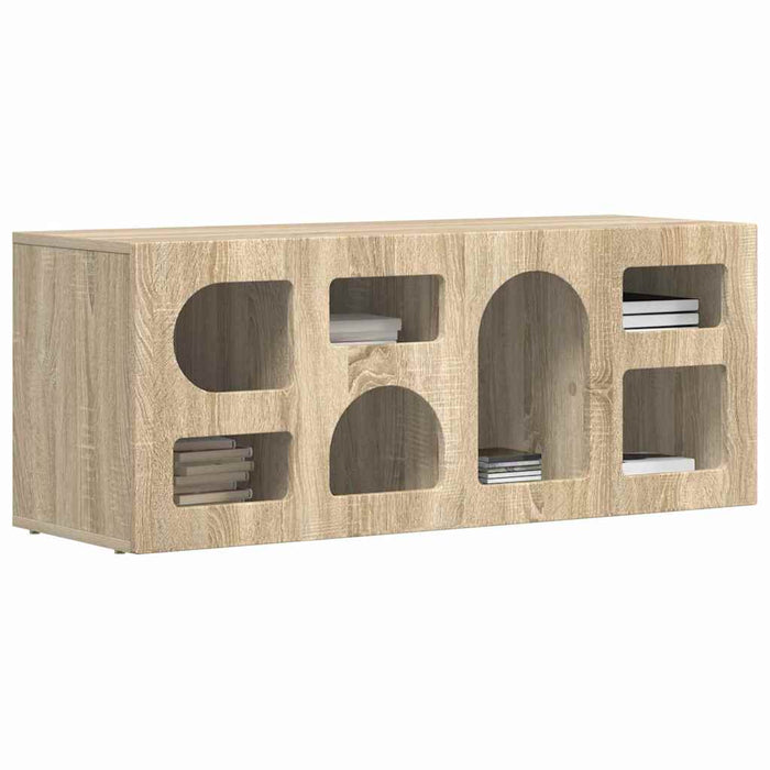 Cabinet TV Stejar Sonoma 100 x 35 x 40 cm Lemn compozit - WALTI WALTI