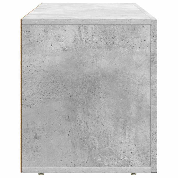 Cabinet TV Gri din beton 100 x 35 x 40 cm Lemn compozit - WALTI WALTI