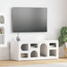 Cabinet TV Alb lucios 100 x 35 x 40 cm Lemn compozit - WALTI WALTI