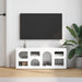 Cabinet TV Alb lucios 100 x 35 x 40 cm Lemn compozit - WALTI WALTI