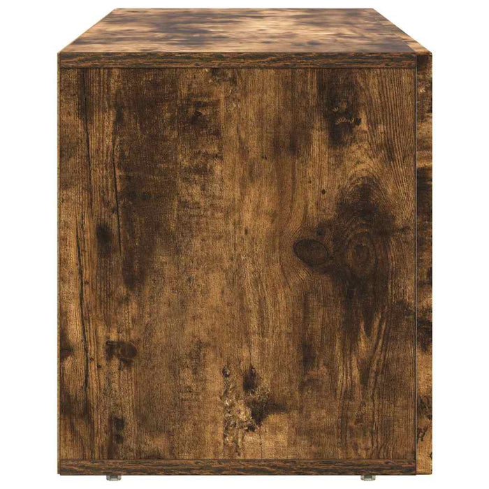 Cabinet TV Stejar fumuriu 100 x 35 x 40 cm Lemn compozit - WALTI WALTI