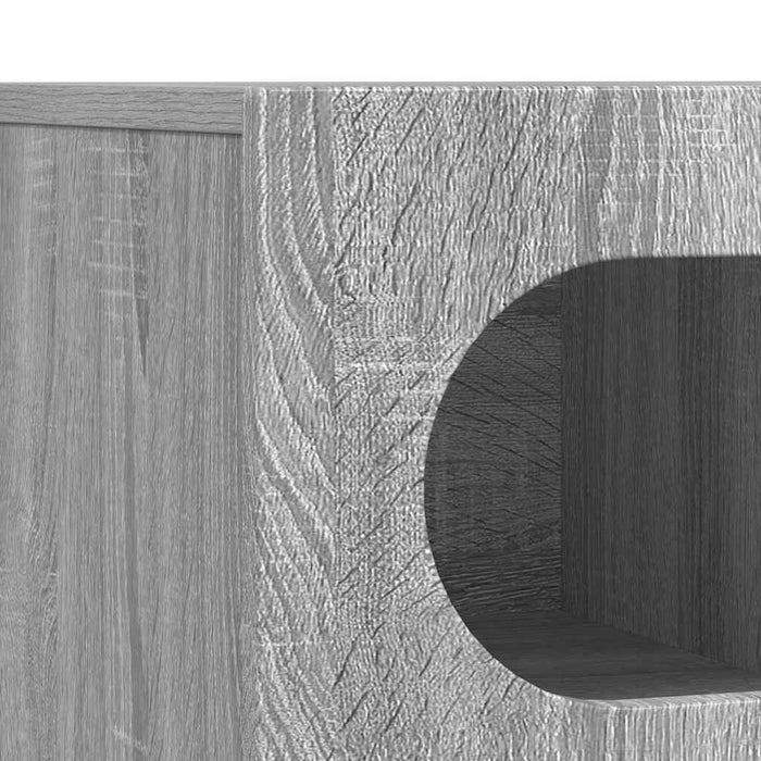 Cabinet TV Gri Sonoma 100 x 35 x 40 cm Lemn compozit - WALTI WALTI