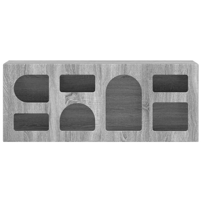 Cabinet TV Gri Sonoma 100 x 35 x 40 cm Lemn compozit - WALTI WALTI